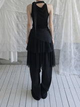 Slow Pintuck Nylon Pants