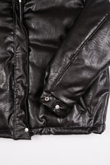 Bolt padded leather jacket