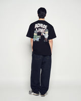 25FW AC BEAR GRAFFITI SHORT SLEEVE T-SHIRT BLACK