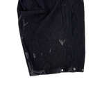 crack raw-edge cargo pants