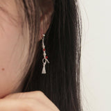 ハンドメード ミサンガ ソングピアス / SONG earring (10color) L