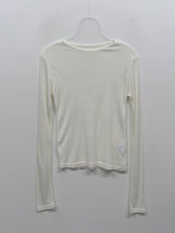 テンセルスリムシースルーTシャツ