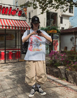 リーズン バミューダ ピンタック カーゴ パンツ