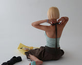 Rollup Cargo Bermuda Harem Capri Pants