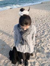  HIGHNECK BUTTON KNIT