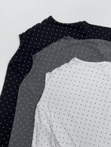 Dot Wave Turtleneck T-Shirt