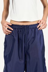 Nylon Track Bermuda Pants