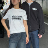 Collaboration Zip Up Hoodie BLACK | Creepy Nuts × CROOZ
