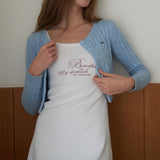 Lettering Slim Onepiece