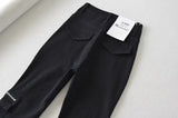 High-End Zipper Long Bootcut Pants