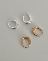 Rosé earring (silver)