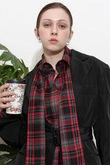TRENCH BELT JACKET_NAVY
