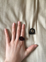 ブリエルストーンアクリルリング (2 Colors)