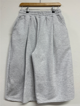 TWO PINTUCK バックサイドピンタックバルーンバミューダ 🩶🖤2SIZE🤍3COLOR