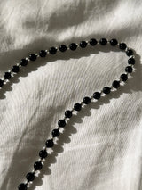 [925silver] Silver&onyx ネックレス