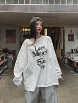 ロストプリントルーズフィットロングスリーブ