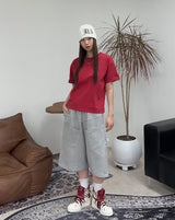 ドーペンハイデンシティカットクロップ半袖Tシャツ