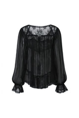 MOONRISE BLOUSE black