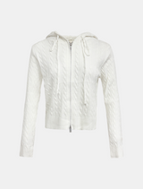 Soft Cable Hoodie Zip-Up