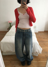 DIA EYELET DENIM