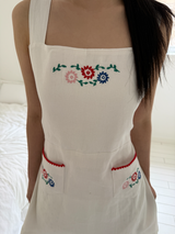 needlepoint apron dress 