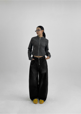 [MADE] All-Pin Buttonfly Balloon Denim Pants