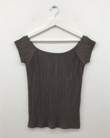 Show Ripple Off-shoulder T-shirt (4color)