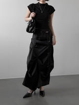 Softneck drop short-sleeve tee