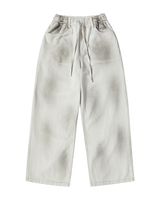 26SS WOMAN ダーティウォッシュドワイドデニムパンツ