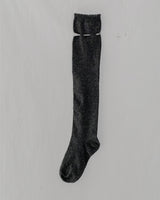 poin ribbon strap over-knee socks