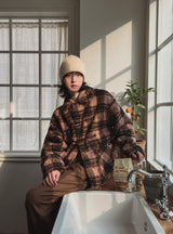Oted Check Double Coat