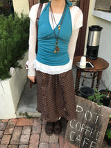 oso dot frill skirt
