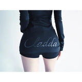 【MADE】contour hoodie t, black