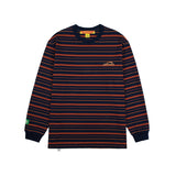 ハッピーラインズ ロングスリーブTシャツ_ネイビー