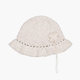 Clover Ruffle Beanie - Light Grey