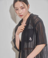 UNISEX レースポケットシャツ