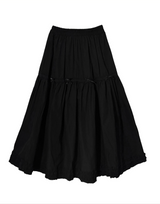 pua three-ribbon cancan frill sk