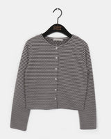 HUD Stripe Dot Cardigan