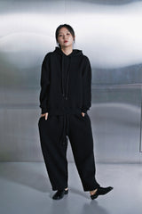 VINTAGE DIA-QUILTING HOODY (Black)