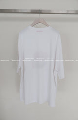 ハンバーガーキッチボクシーオーバーサイズフィットショートスリーブTシャツ