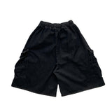 ダークデニムバルーンバミューダパンツ