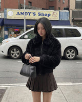 ウールプリーツスカート