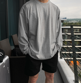 Liu Washing Cotton Banding Shorts
