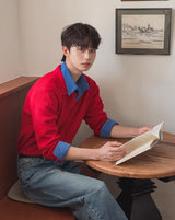 Carnel Mild Collar Knit Cardigan
