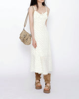 Small Floral Long Bustier Dress 3 Colors