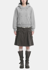 Milly Double-Button Hood Jumper