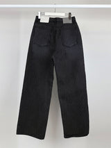 STRIPE BLACK JEANS