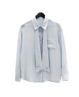 Lucy Tie See-Through Blouse