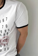 クロップドマッスルフィットアーカイブTシャツ