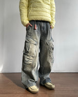 Peace Cargo Denim Pants